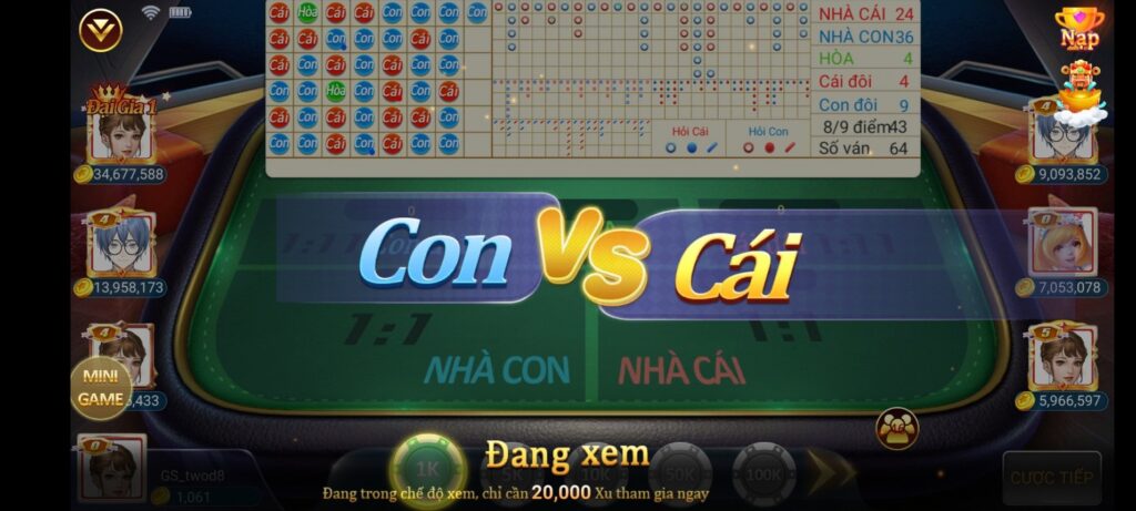 Cách chơi game bài Baccarat